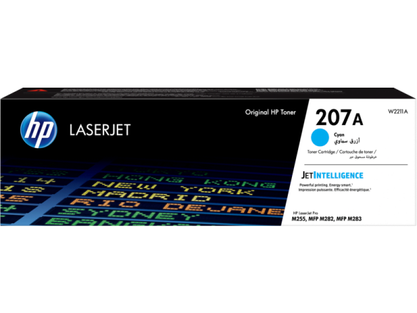 Toner HP LaserJet Original 207A Ciano (W2211A)