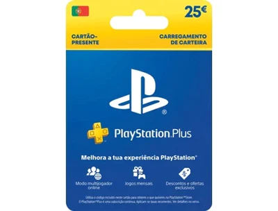 PlayStation Plus eGift Card €25 (Portugal) - DIGITAL