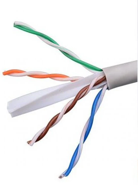 Cabo de rede UTP CAT6 de 305 m (cobre sólido, 0,55 mm, cinza) -DS-1LN6U-G