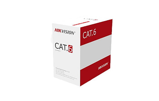 Cabo de rede UTP CAT6 de 305 m (cobre sólido, 0,55 mm, cinza) -DS-1LN6U-G