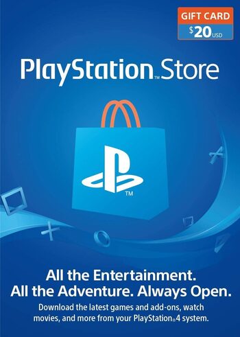 Playstation Network eGift Card 20 USD (USA) PSN Key Estados Unidos