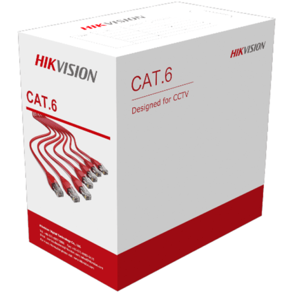 Cabo de rede UTP CAT6 de 305 m (cobre sólido, 0,55 mm, cinza) -DS-1LN6U-G