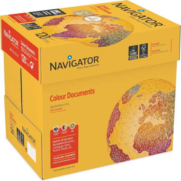 Papel Navigator para fotocopiadora A4 120GRS