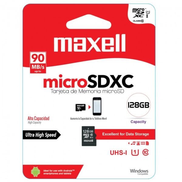 Maxell Micro SD 128GB CL10