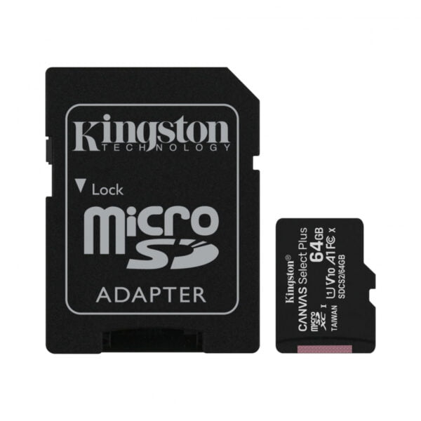 Kingston Micro SD 64GB CL10 100R C/ADAPT