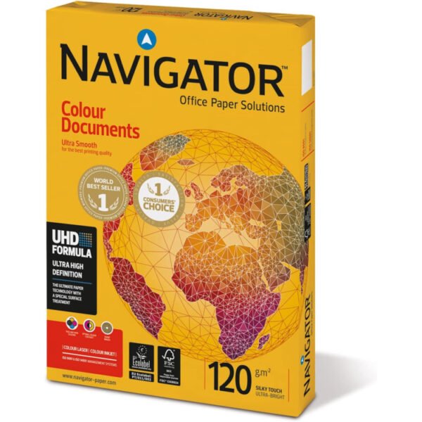 Papel Navigator para fotocopiadora A4 120GRS